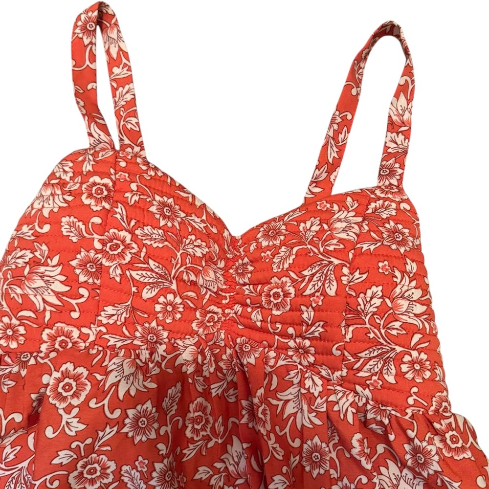Band of The Free Free People Floral Red Maxi Dress - Picture 2 of 3